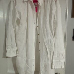 White Button-Up Shirt